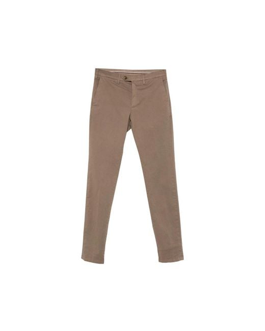 Canali Gray Chinos Cotton for men