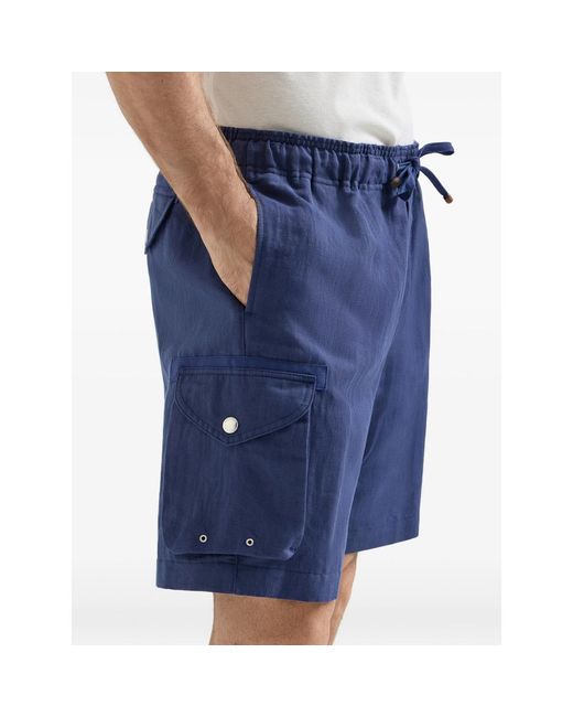 Brunello Cucinelli Blue Shorts for men