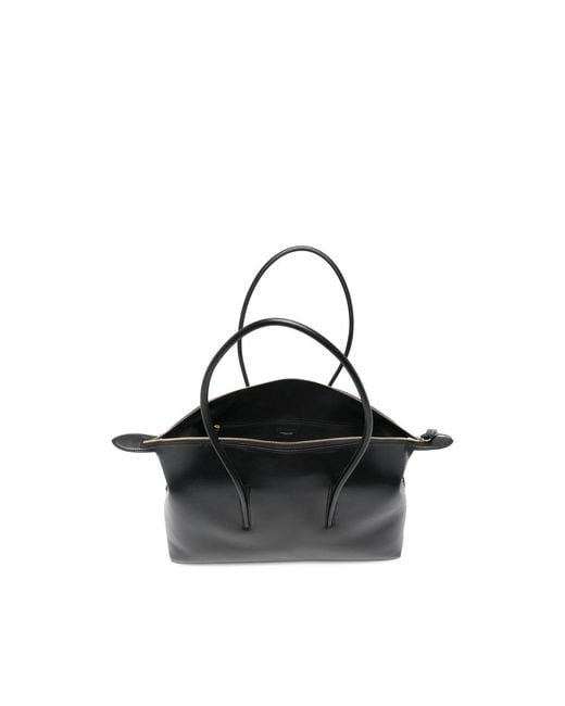 DeMellier London Black Stockholm Leather Tote Bag