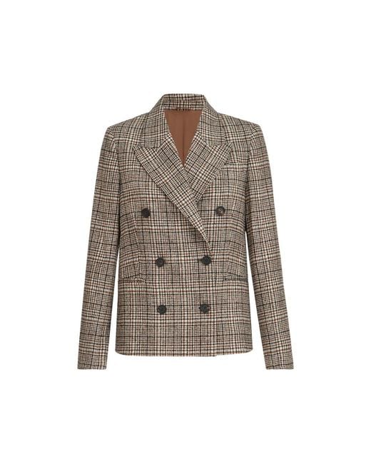 Brunello Cucinelli Brown Jacket Wool-Alpaca
