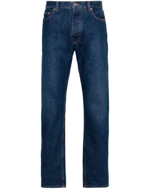 Off-White c/o Virgil Abloh Blue Off- Straight-Leg Jeans for men