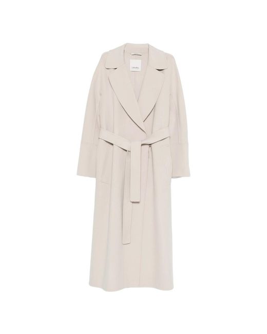 Max Mara Natural Belted Coat