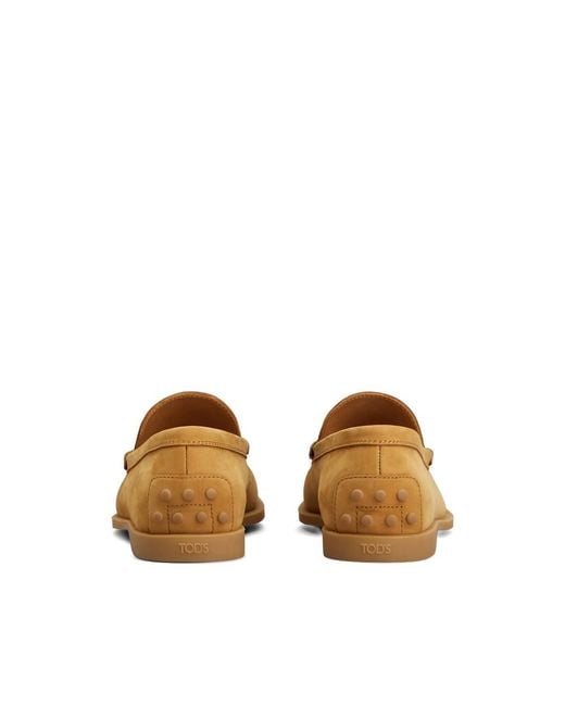 Tod's Natural Neutrals Loafers
