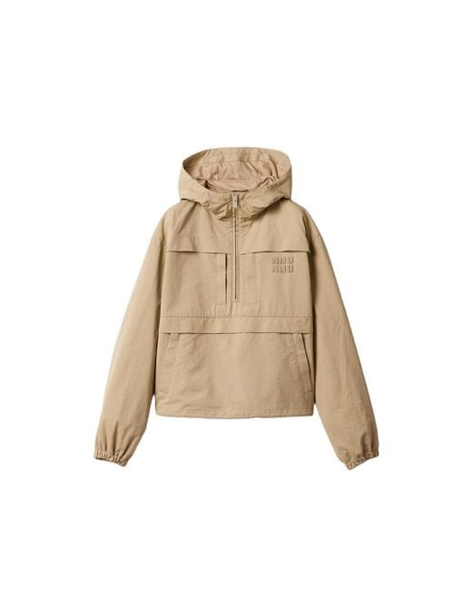 Miu Miu Natural Neutrals Jackets