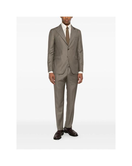 Tagliatore Gray Suits for men