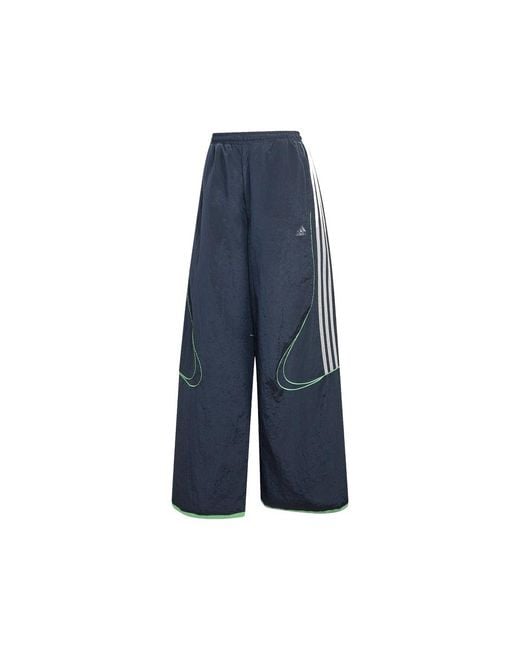 Adidas Blue Pants Wide-Leg