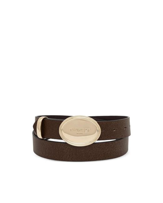 Twinset Multicolor Oval-Buckle Belt