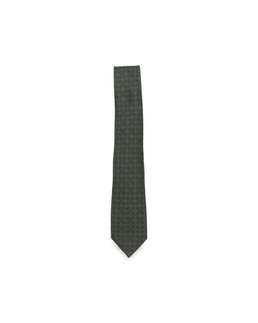 Ferragamo Green Ties And Bow Ties for men