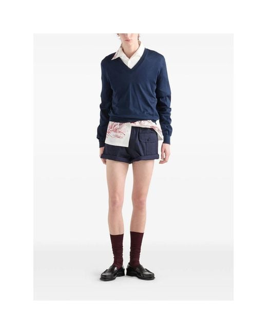 Prada Blue Sweaters & Knitwear for men