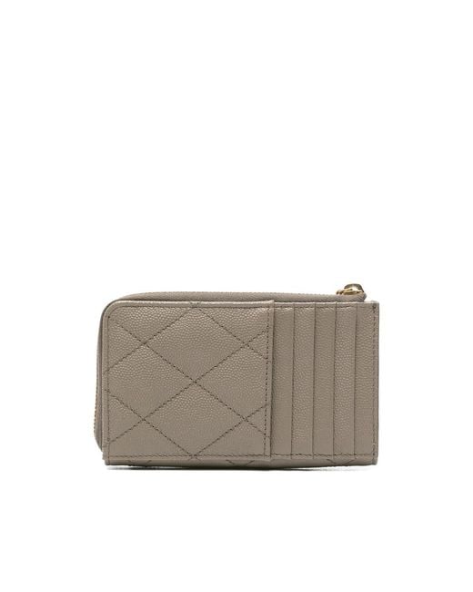 Saint Laurent Gray Wallets & Purses
