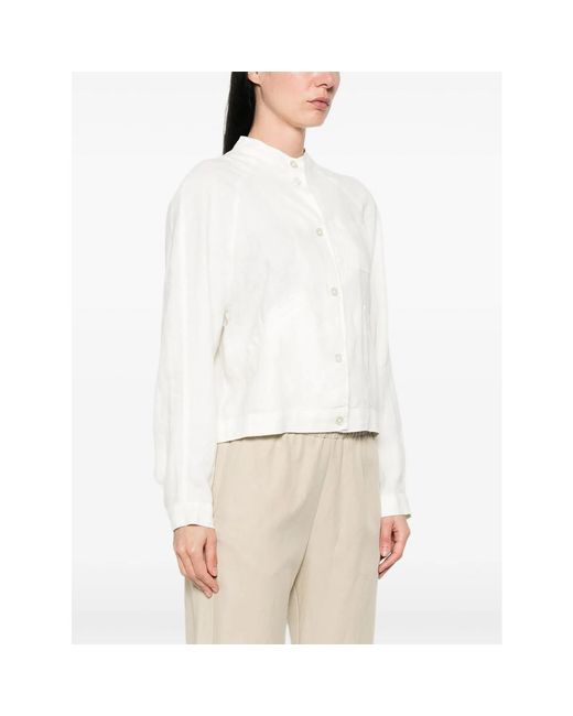 JC Sophie White Latvia Buttoned Jacket