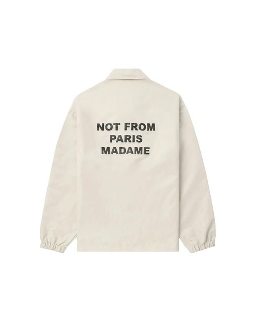 Drole de Monsieur White Buttoned Jacket for men