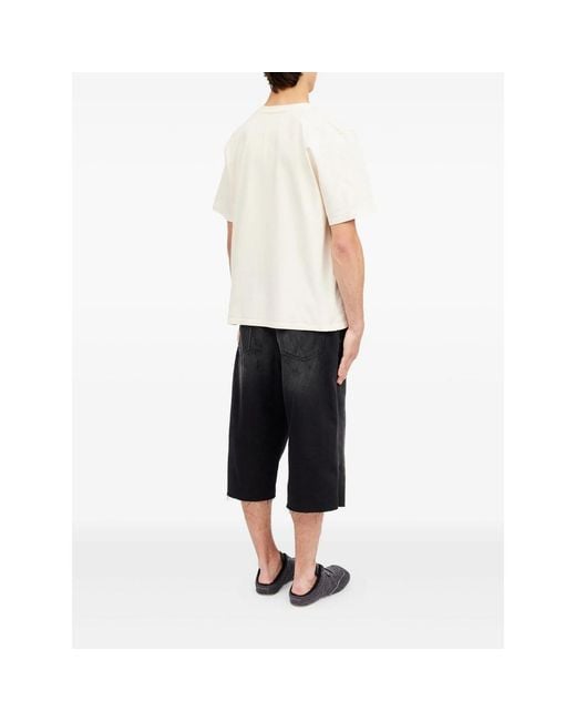 MM6 by Maison Margiela Black Crew-Neck T-Shirt for men
