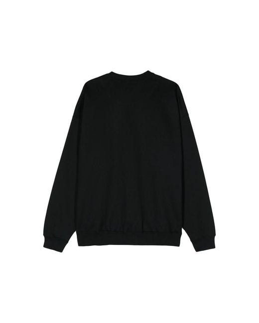 Y-3 Black Crew-Neck Sweatshirt for men
