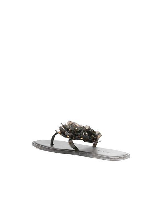 Farm Rio White Floral Embellishment Flip-Flops