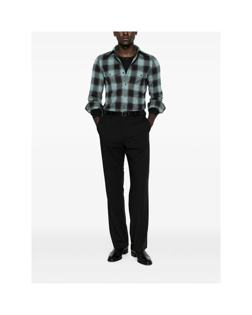 Tom Ford Green Button-Up Shirt for men