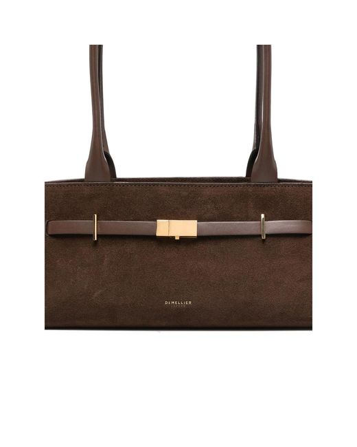 DeMellier London Brown New York Suede Tote Bag