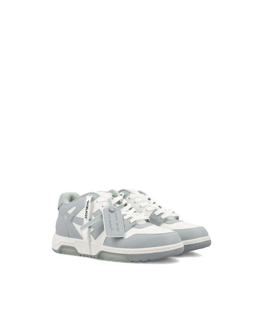 Off-White c/o Virgil Abloh Gray Low-Top Out Of Office Sneakers For for men