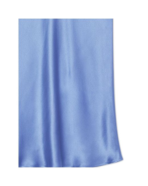 Anine Bing Blue Bar Silk Skirt