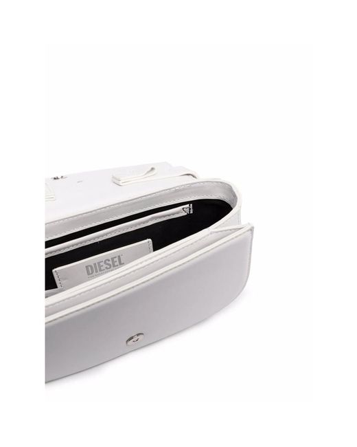 DIESEL White Shoulder Bags