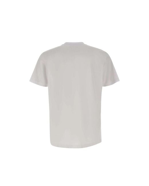Iceberg Gray Logo-Embroidered Cotton T-Shirt for men