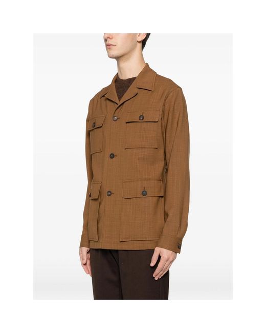 Tagliatore Brown Jacket for men