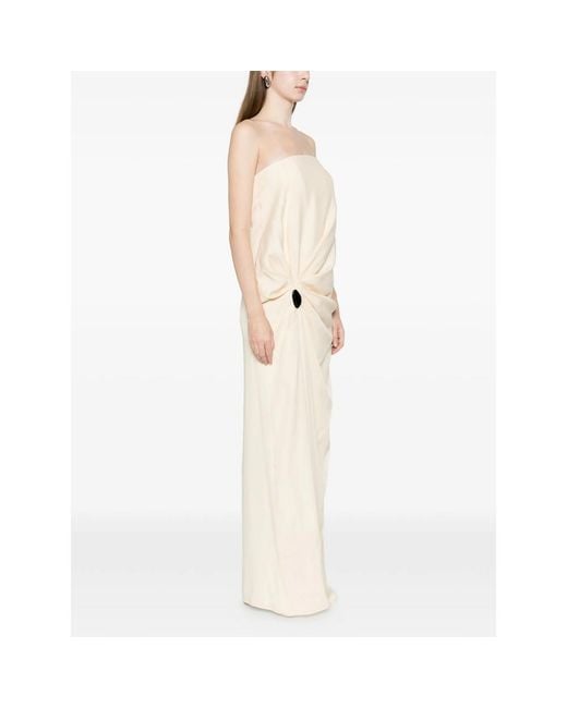 Raquel Diniz White Dresses Neutral