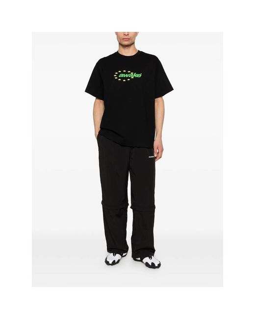 Awake Couture Black Elasticated Trousers for men