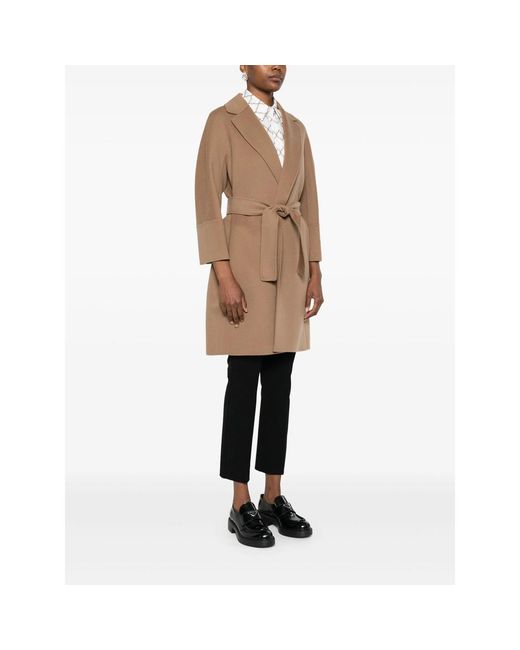 Max Mara Natural Virgin-Wool Coat
