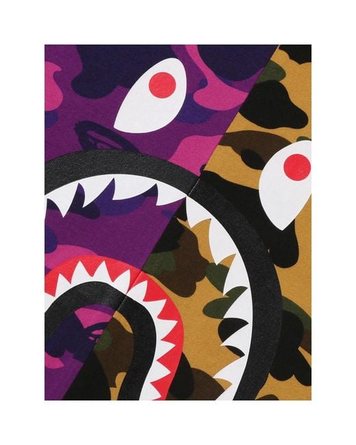 A Bathing Ape Purple T-Shirt for men