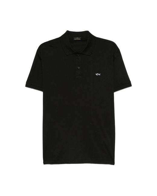 Paul & Shark Black Polo Shirts for men