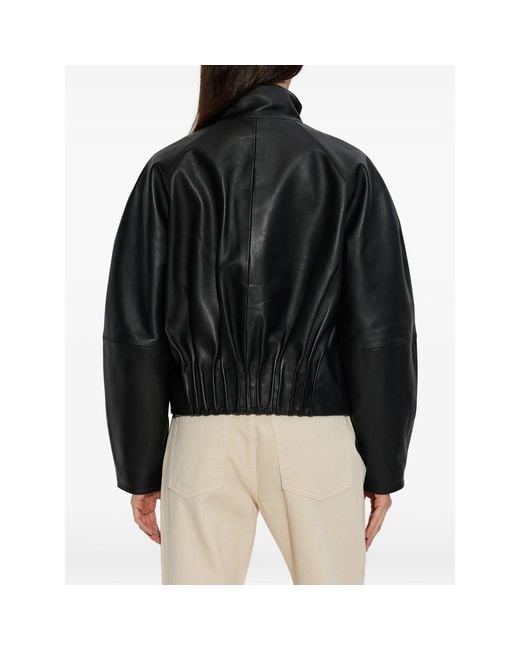 By Malene Birger Black Button Flap Jacket