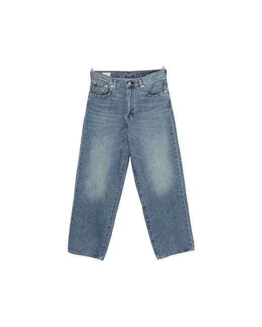 Levi's Blue Faded Straight-Leg Jeans for men