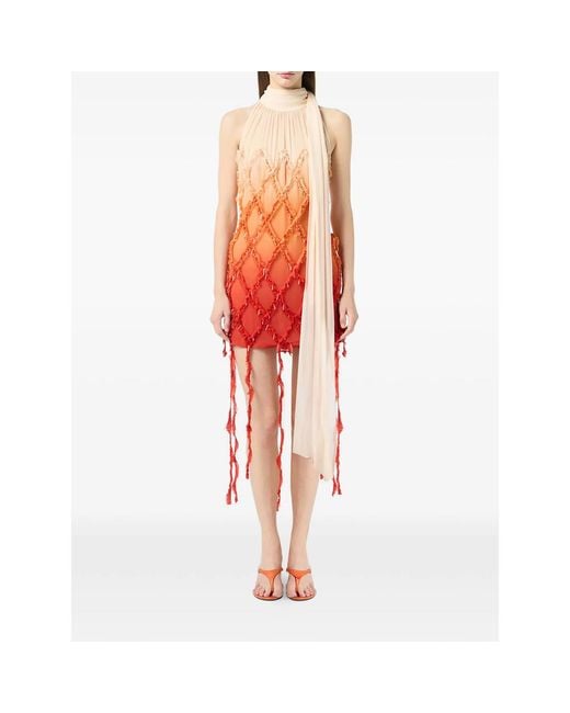 Blumarine Red Party Dresses