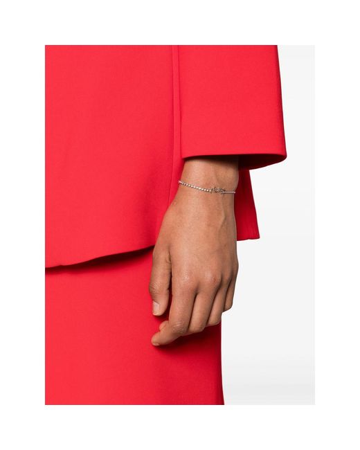 Saint Laurent Metallic Cassandre-Charm Chain-Link Bracelet for men