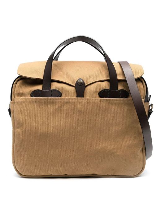 Filson Brown Shoulder-strap Laptop Bag for men