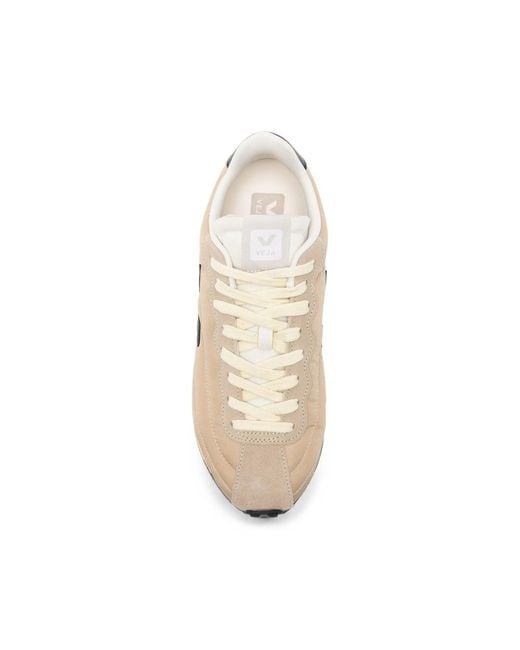 Veja Natural Belem Logo-Patch Panelled Sneakers for men