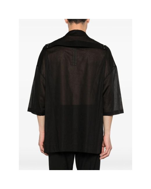 Rick Owens Black Shirts for men