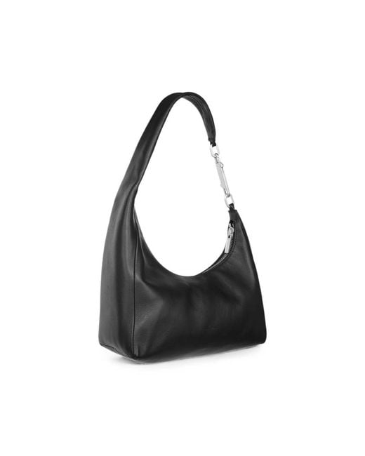 Rick Owens Black Petit Sac À Main Gemini En Cuir