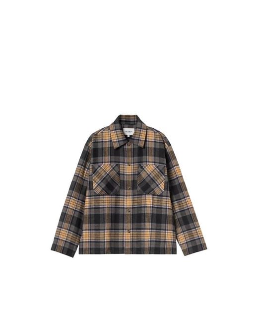 Carhartt Black Parson Chcked Shirt for men