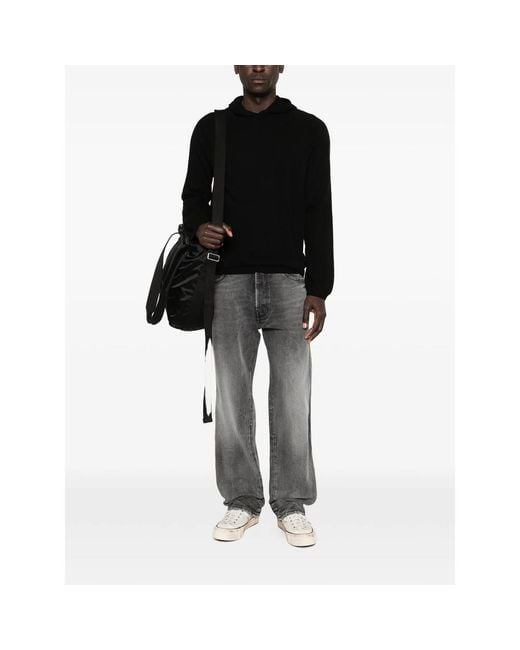0123456789 Gray Logo-Patch Jeans for men