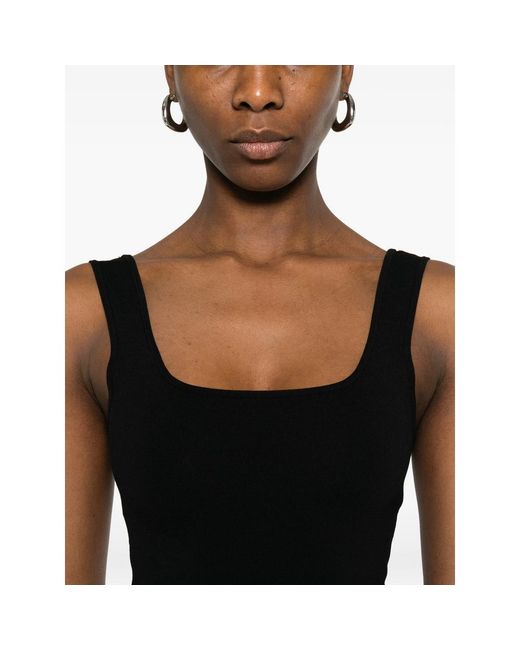 Entire studios Black Sleeveless Top
