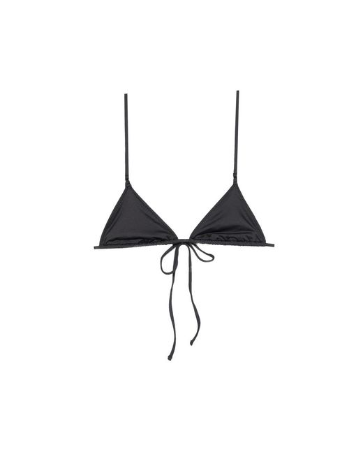 Frankie's Bikinis Multicolor Elena Triangle Tie-Fastening Bikini Top