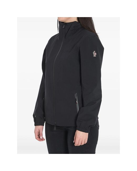 Moncler Black Valles Zip-Up Jacket