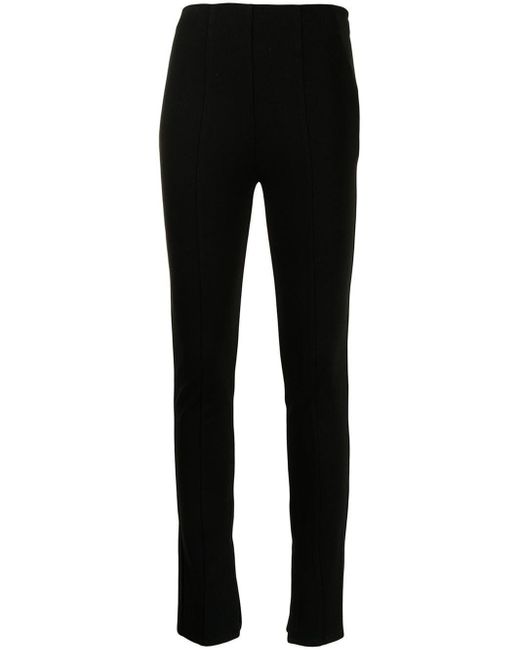Anine Bing Max High-rise Skinny Trousers in Black | Lyst