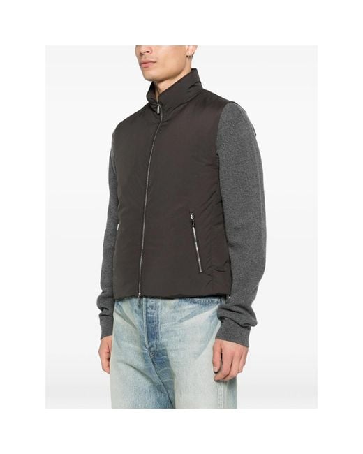 Moorer Black Senio-Skt Gilet for men