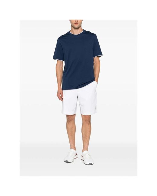 Brunello Cucinelli Blue T-Shirts & Vests for men