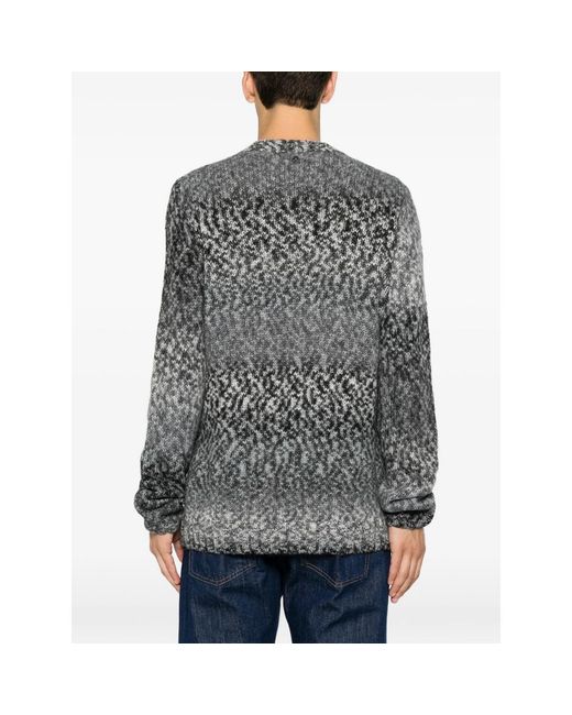 Dondup Gray Crew-Neck Sweater for men
