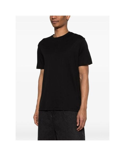 Calvin Klein Black T-Shirt Debossed Logo for men