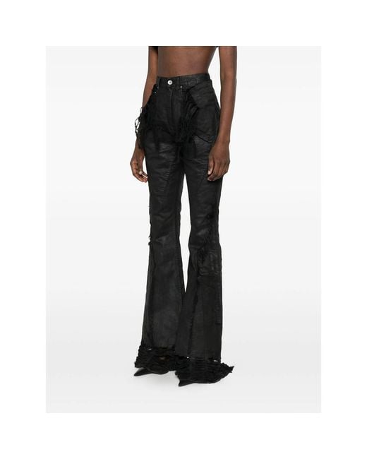 Rick Owens Black Drkshdw Denim